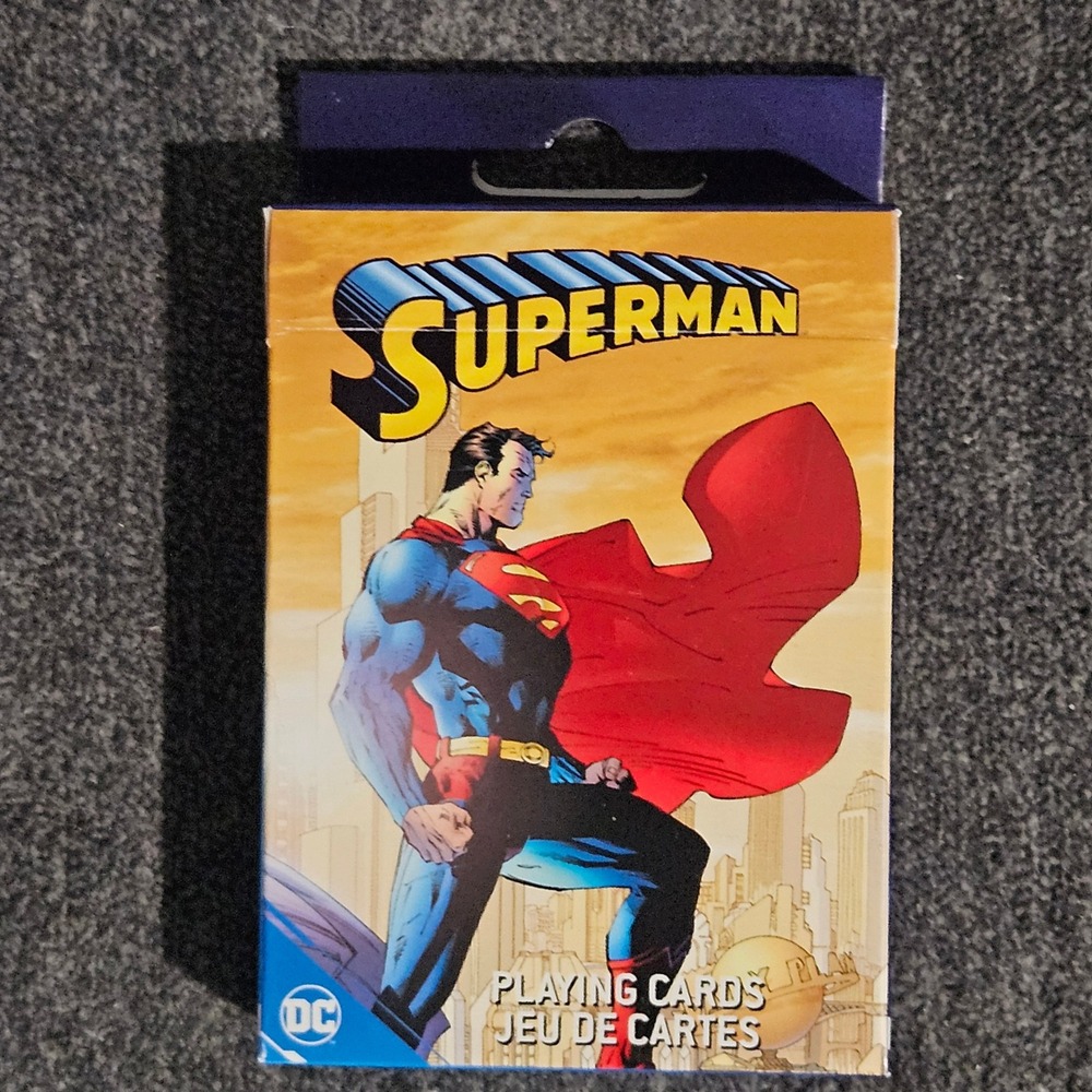 DC Comics Superman Playing Cards Aquarius Superhero Poker Deck 52 Card Set